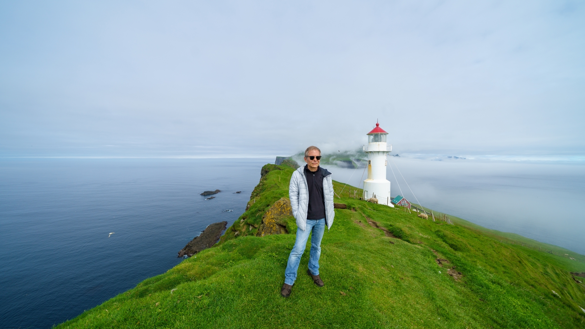 Roland Rodenberg auf Mykines, Färöer